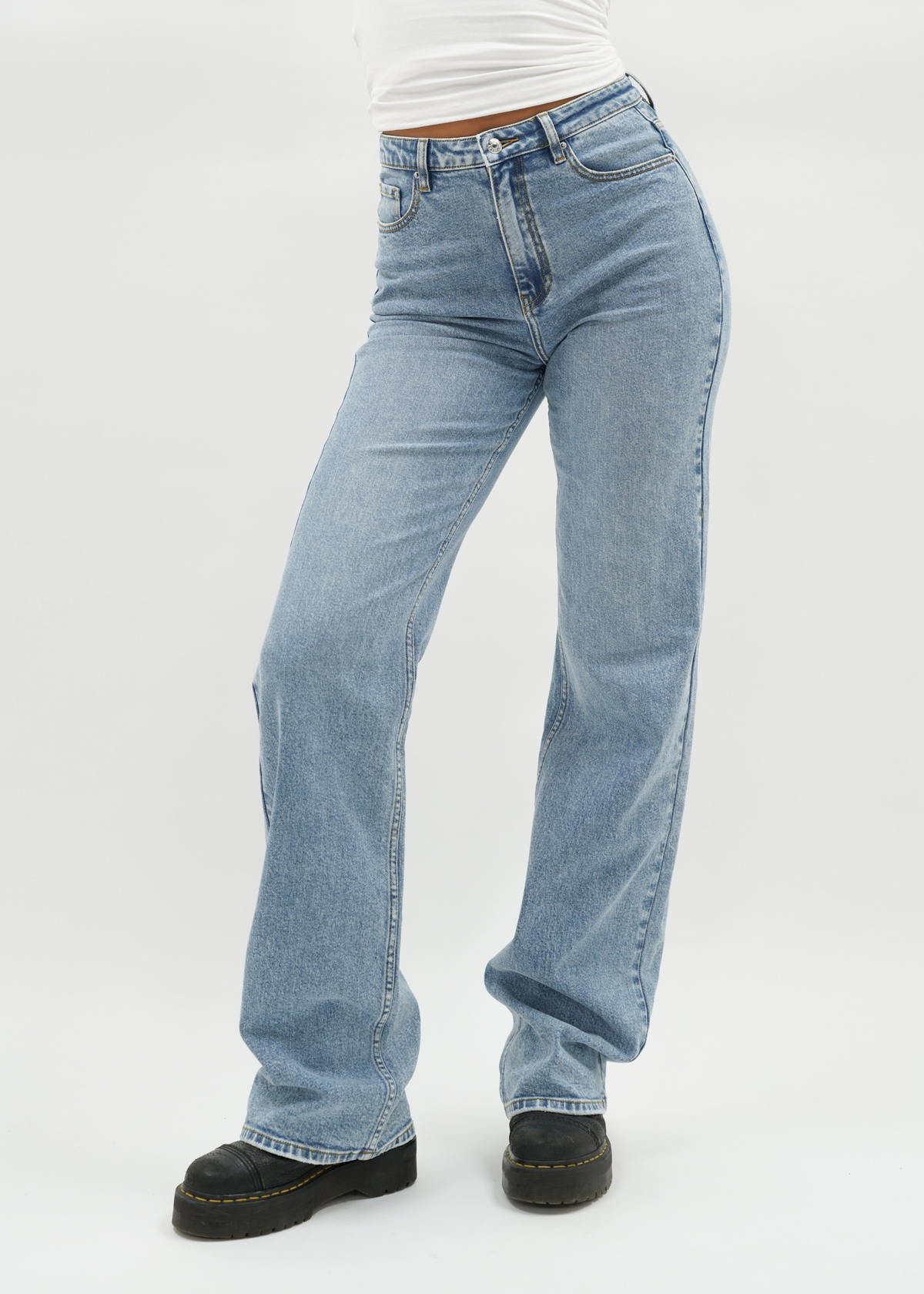 High waist wide leg jeans blue (tall)