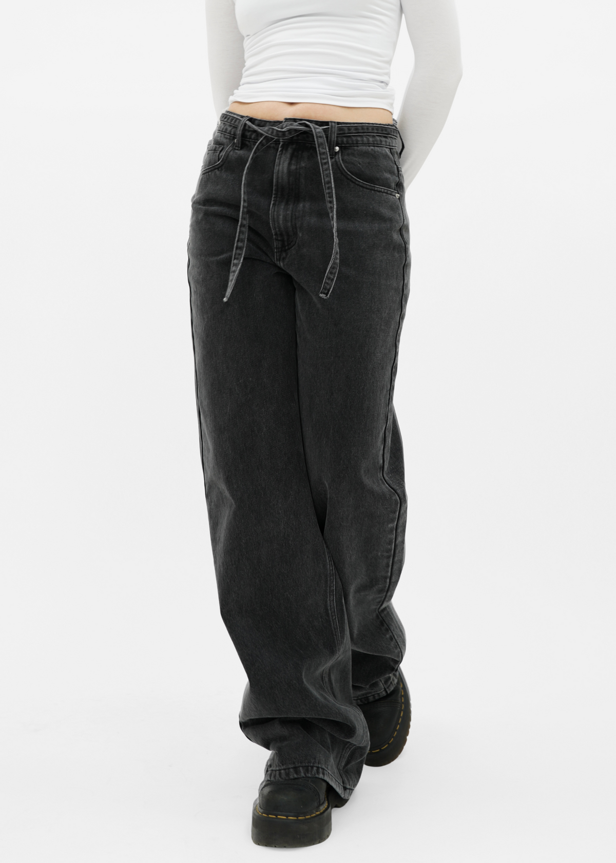Baggy jeans dark washed grey (tall)