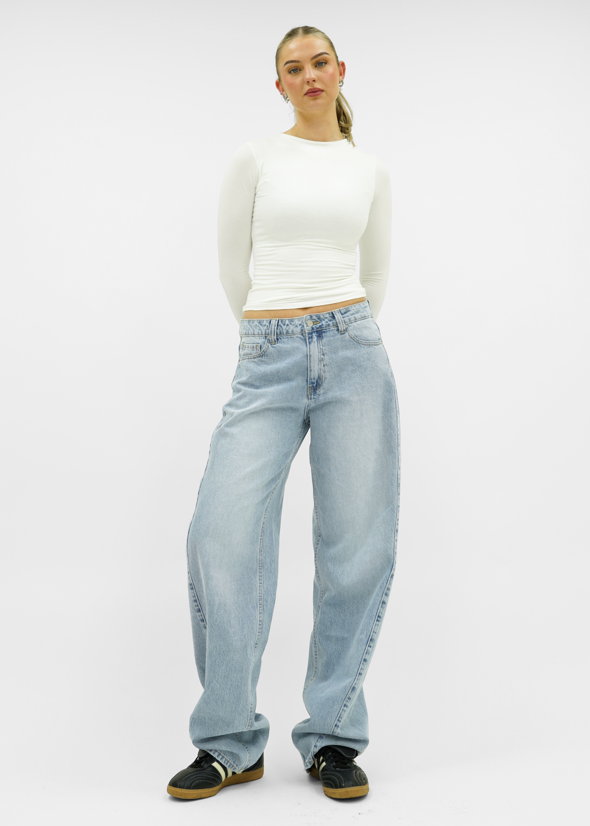 Balloon jeans light blue (tall)