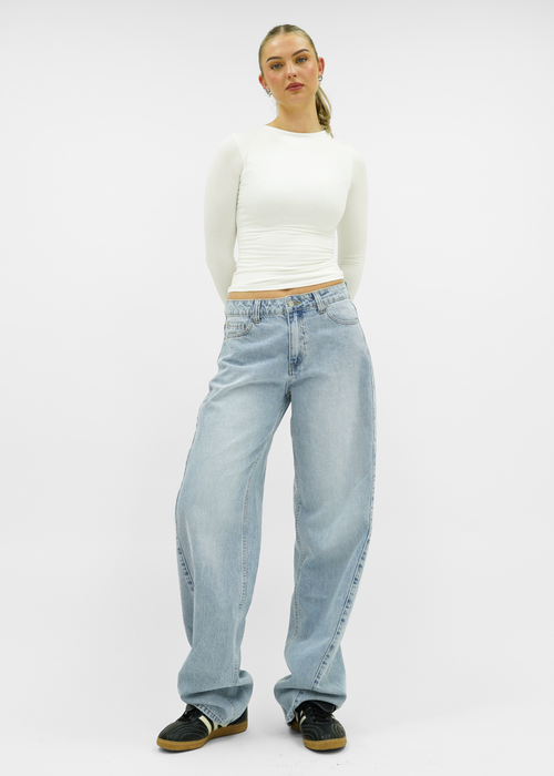 Balloon jeans light blue (tall)