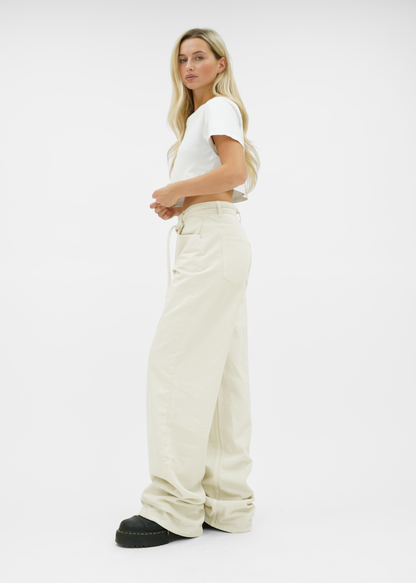 Baggy jeans crème (tall)
