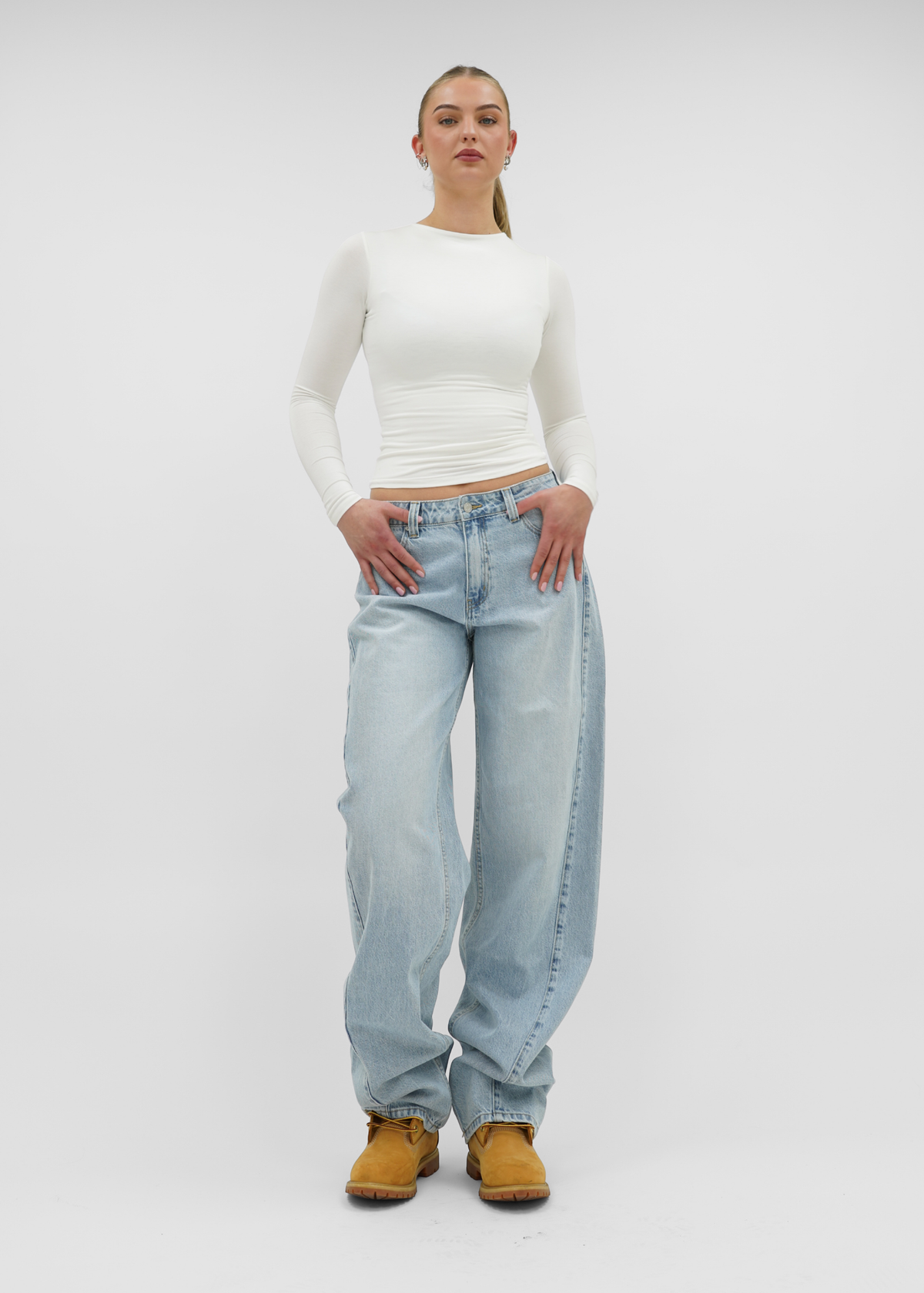 Balloon jeans light blue (tall)