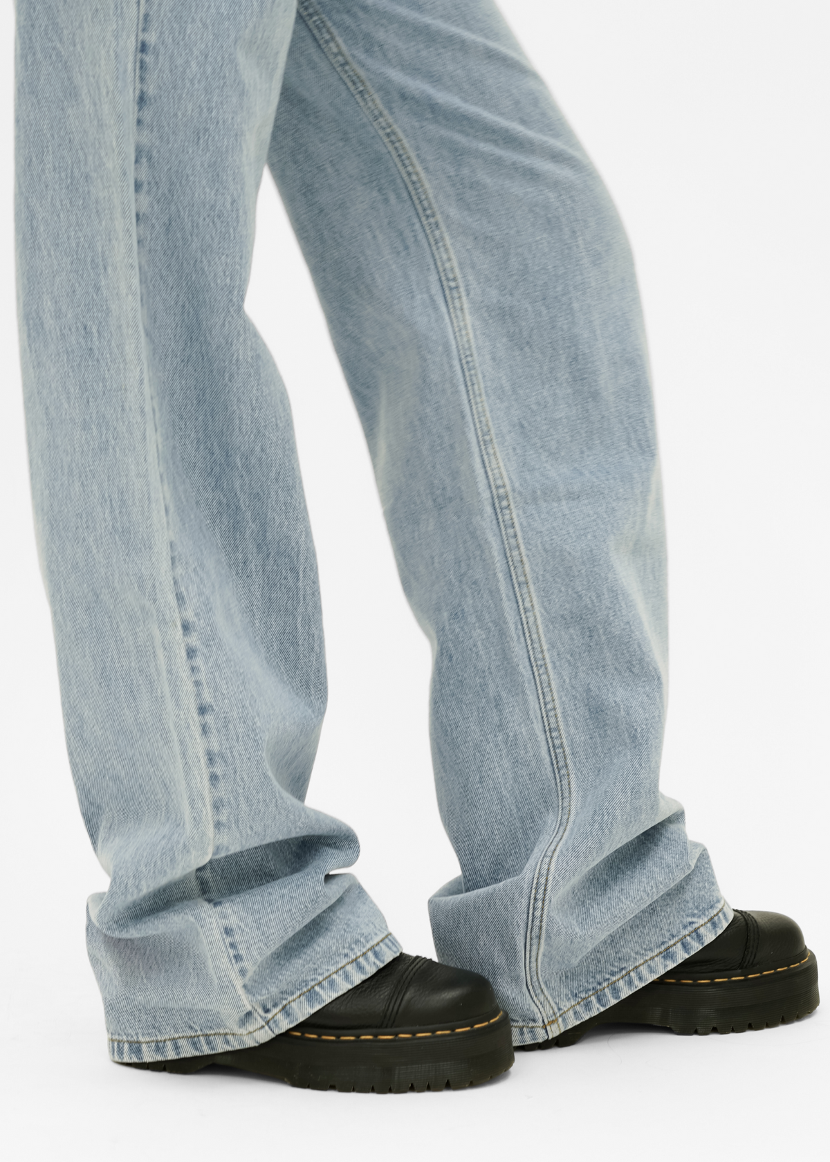 High waist super wide leg jeans classic blue (tall)