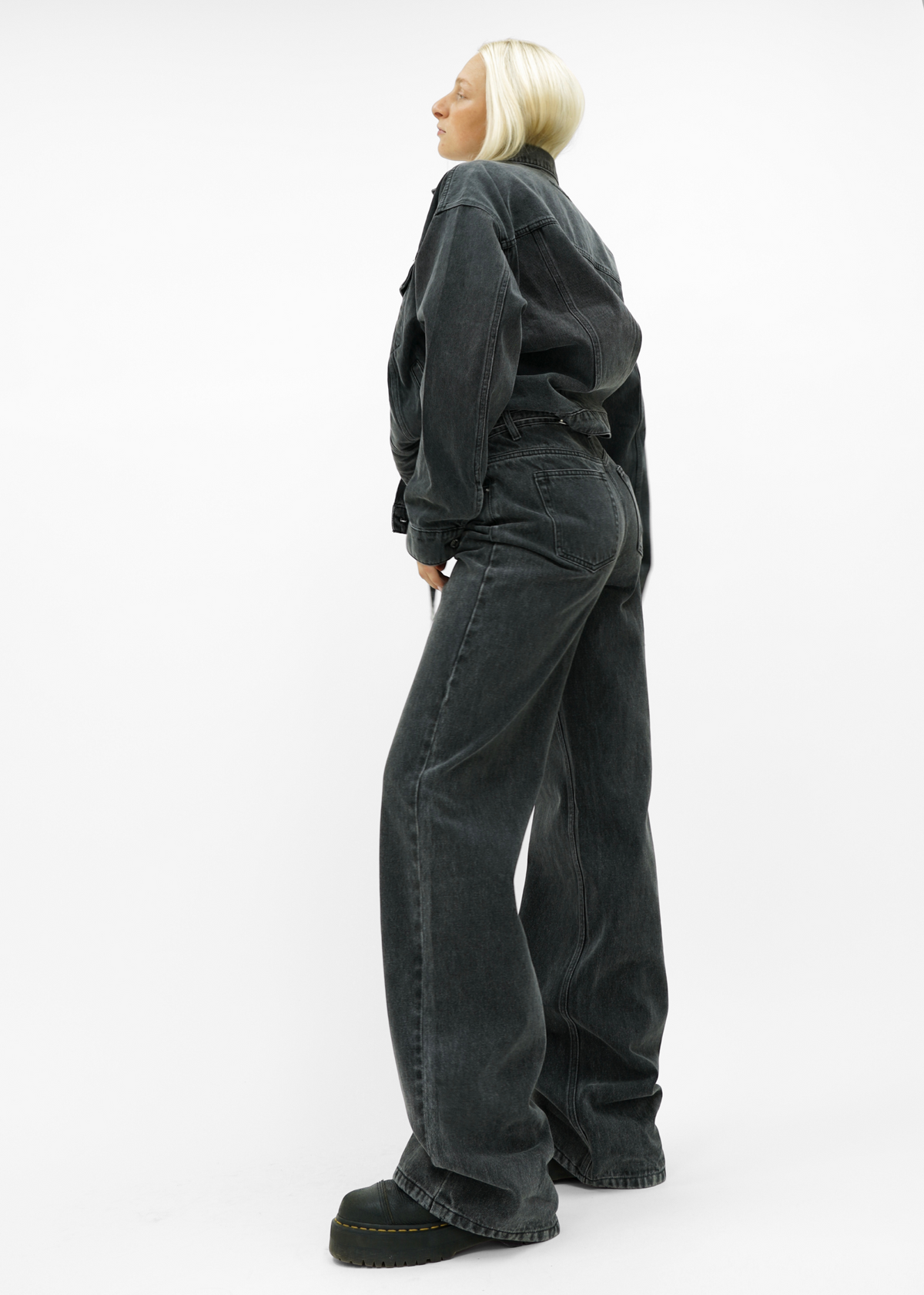 Baggy jeans dark washed grey (tall)