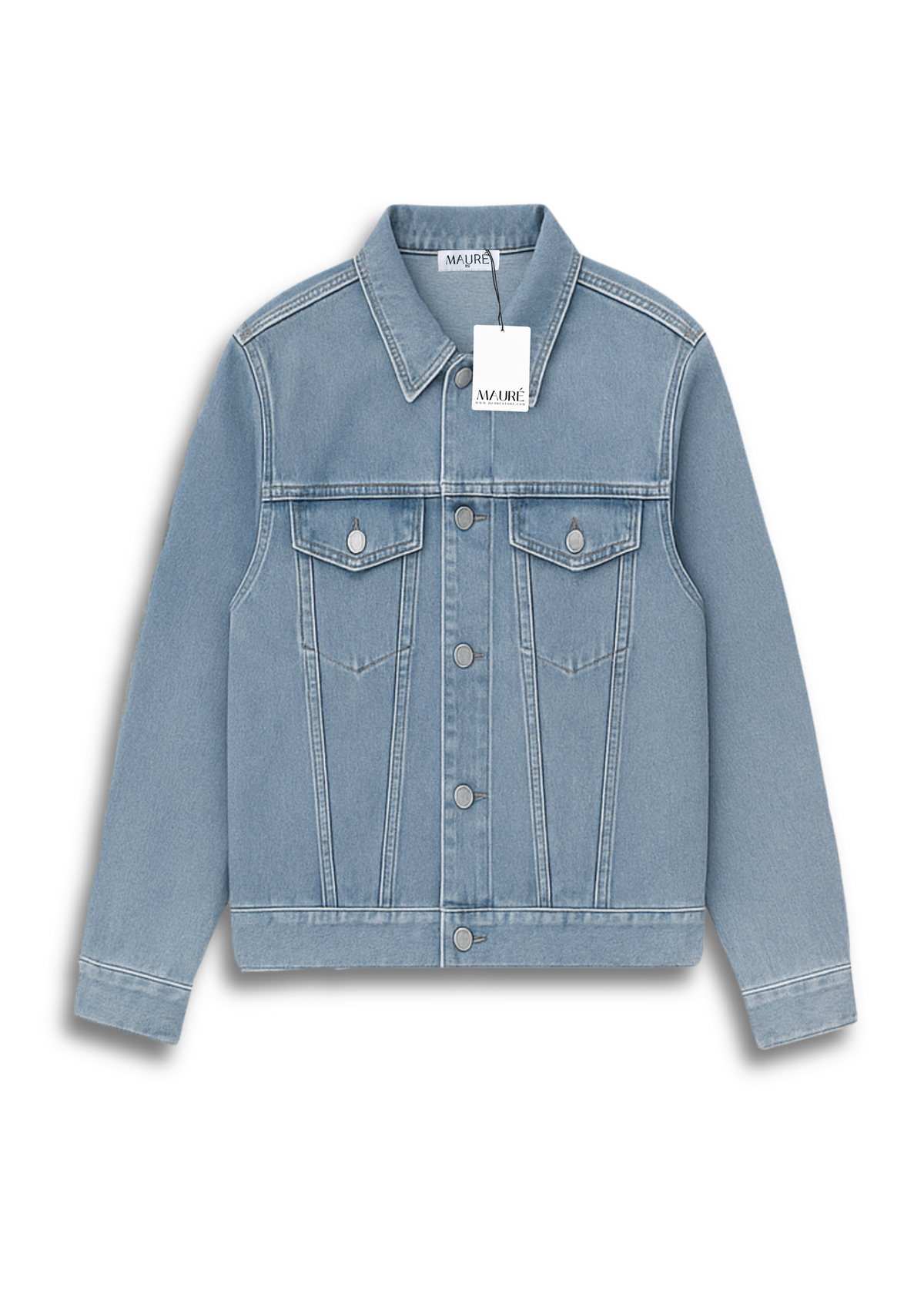 Oversized denim jacket classic blue (tall)