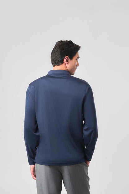 Designer Placket Full Sleeve - DKNavy