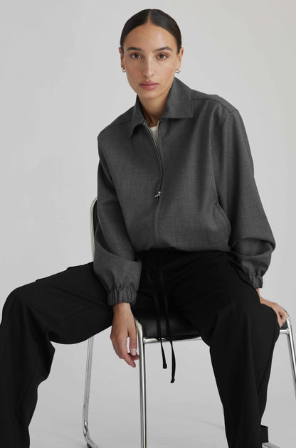 Wool Bomber Jacket