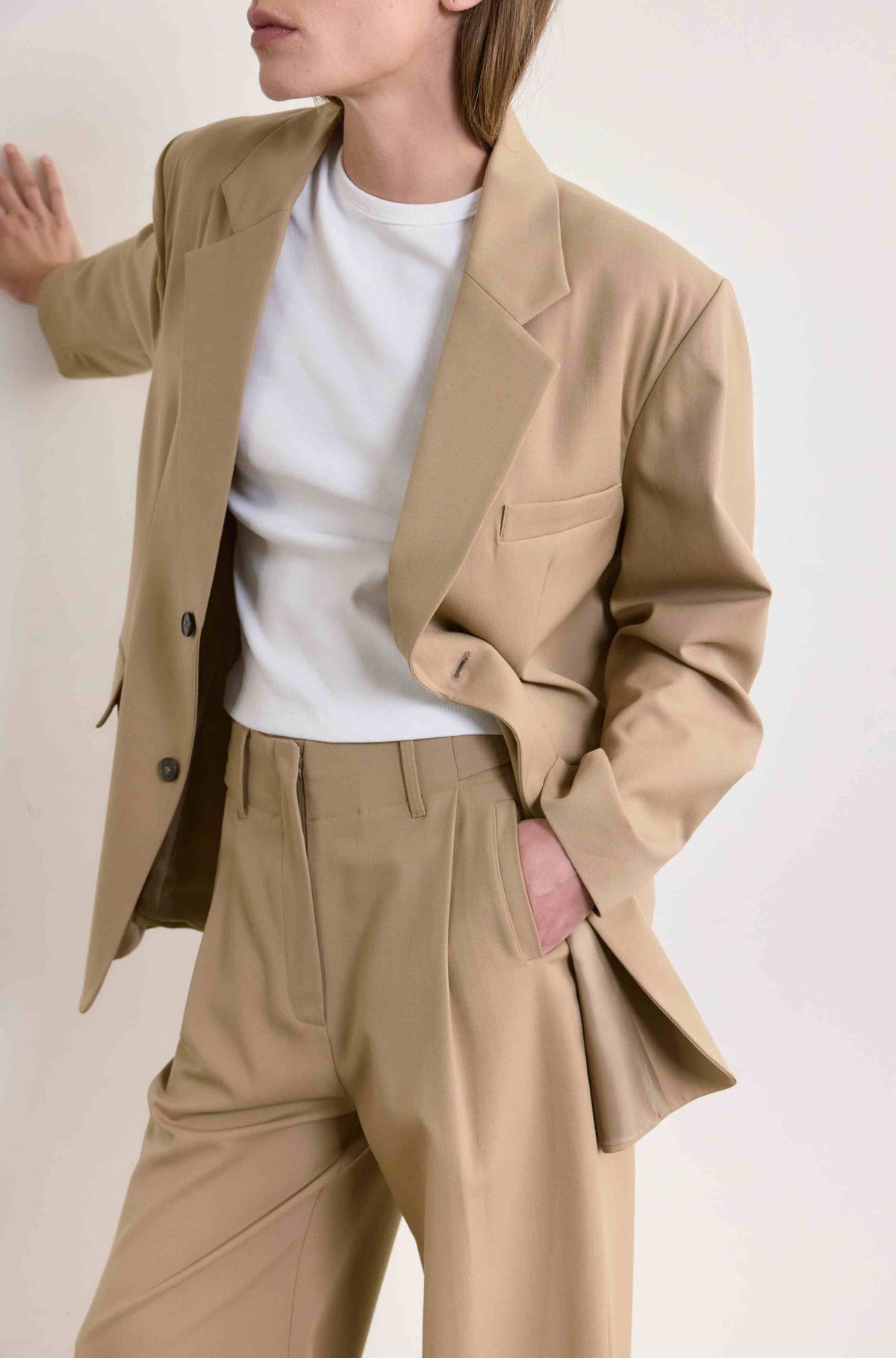 Oversized Double Button Blazer