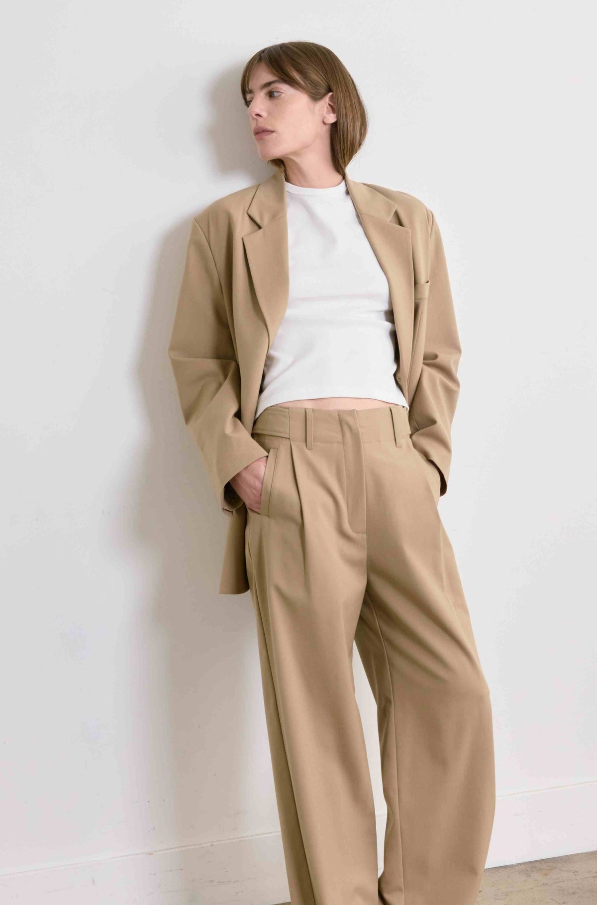 Oversized Double Button Blazer
