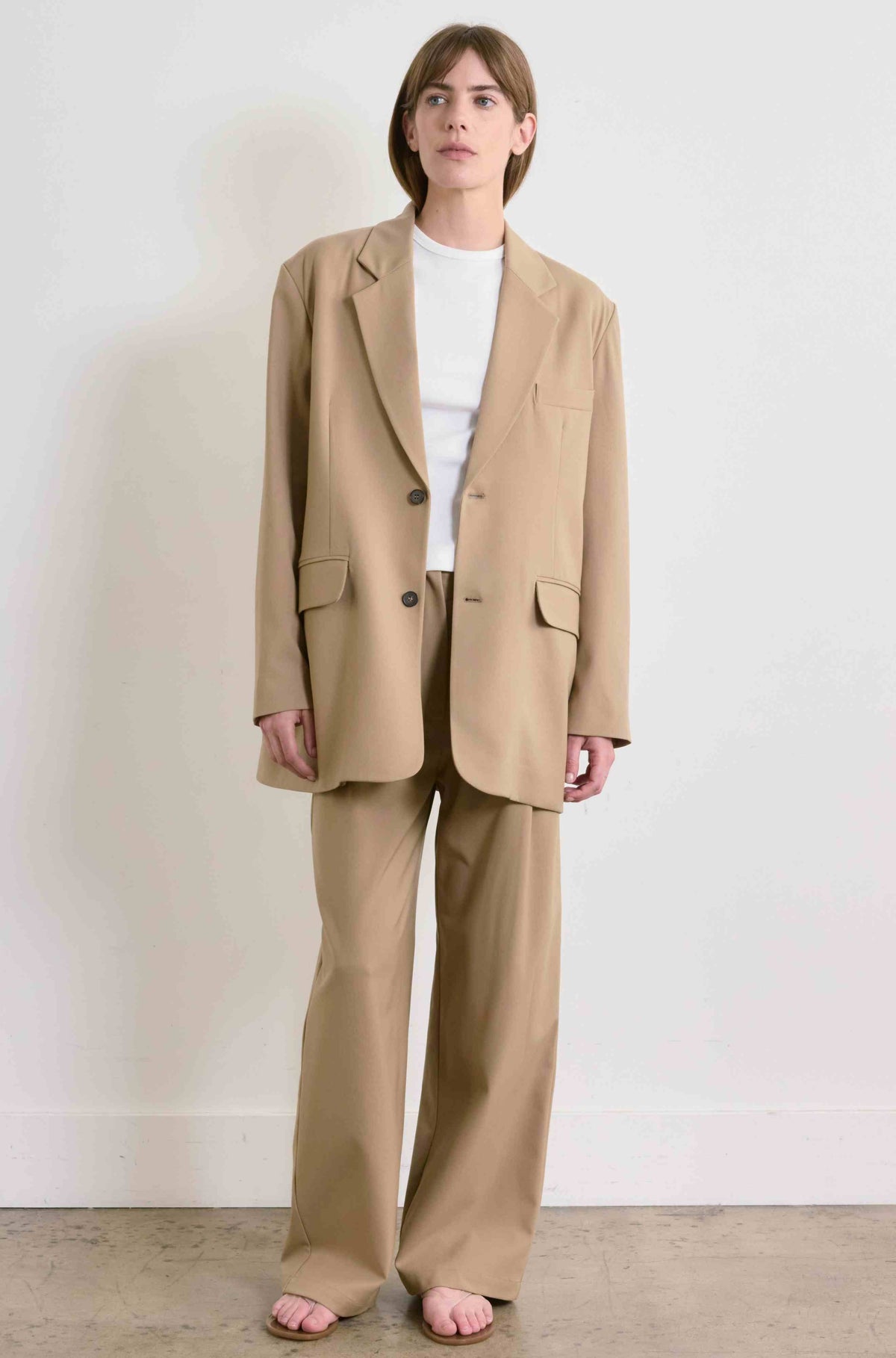 Oversized Double Button Blazer