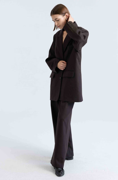Oversized Double Button Blazer