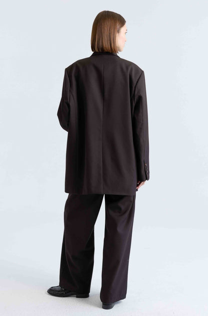 Oversized Double Button Blazer