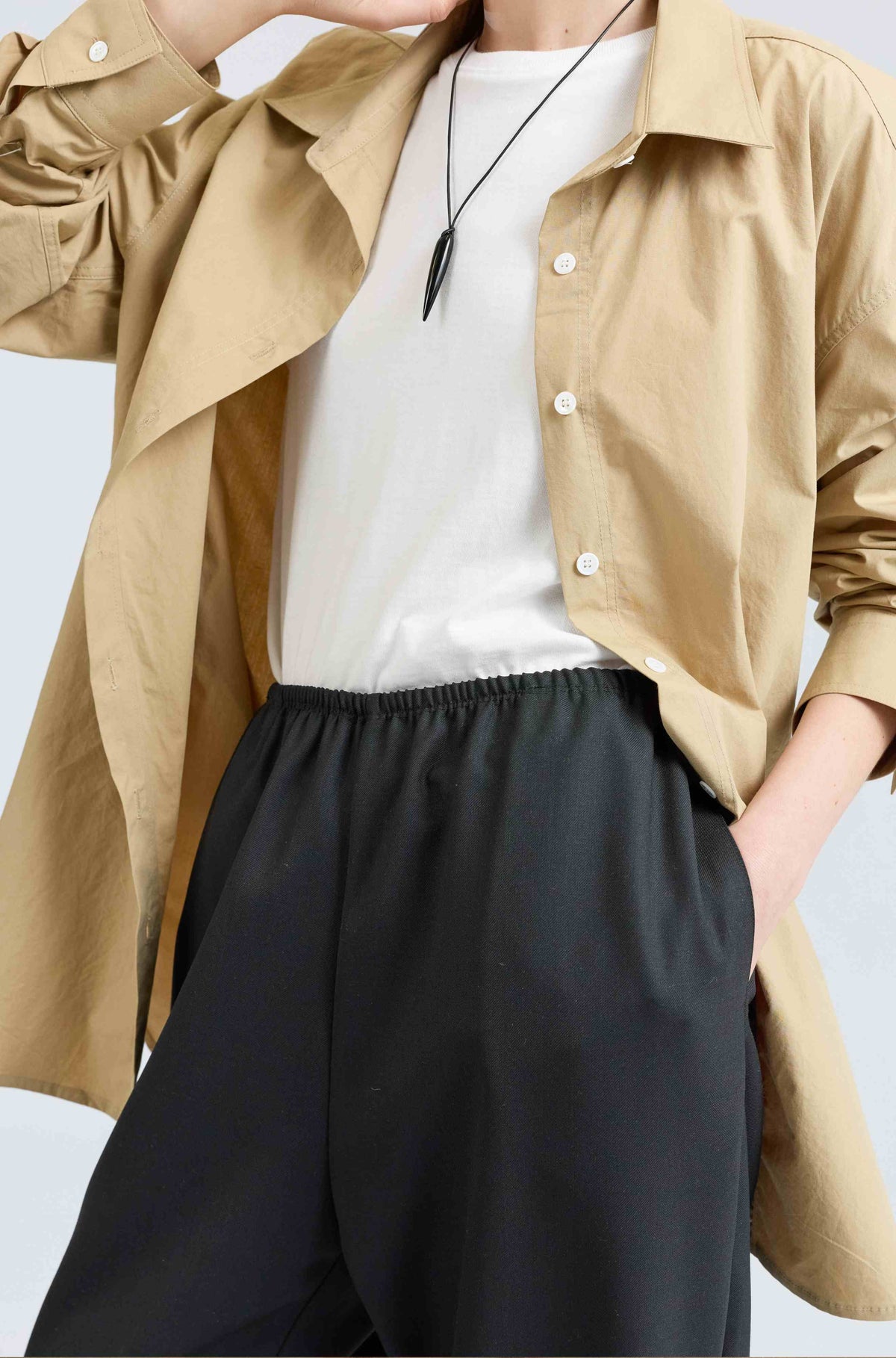 Shirt With Tie Belt