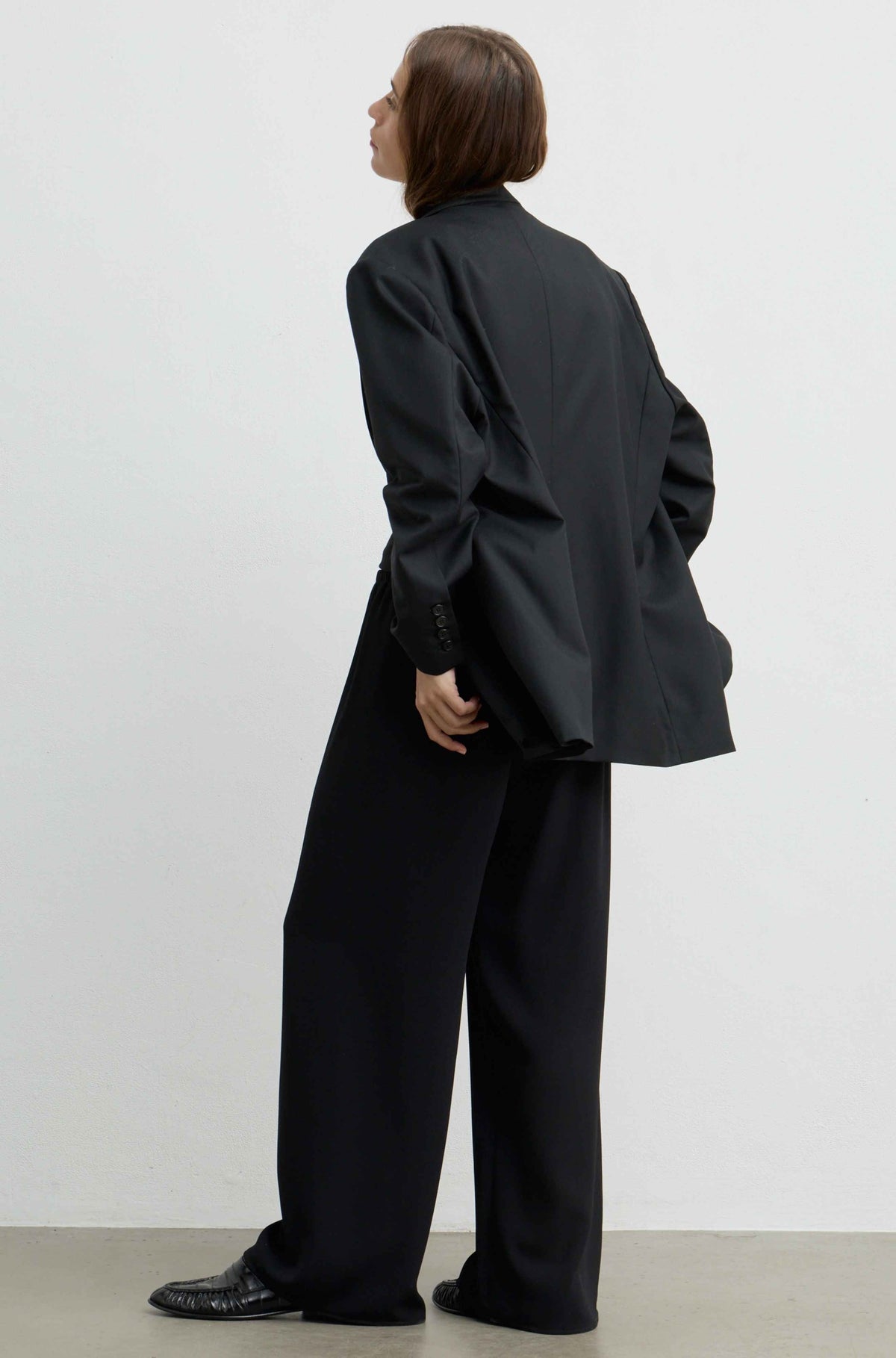 Oversized Double Button Blazer
