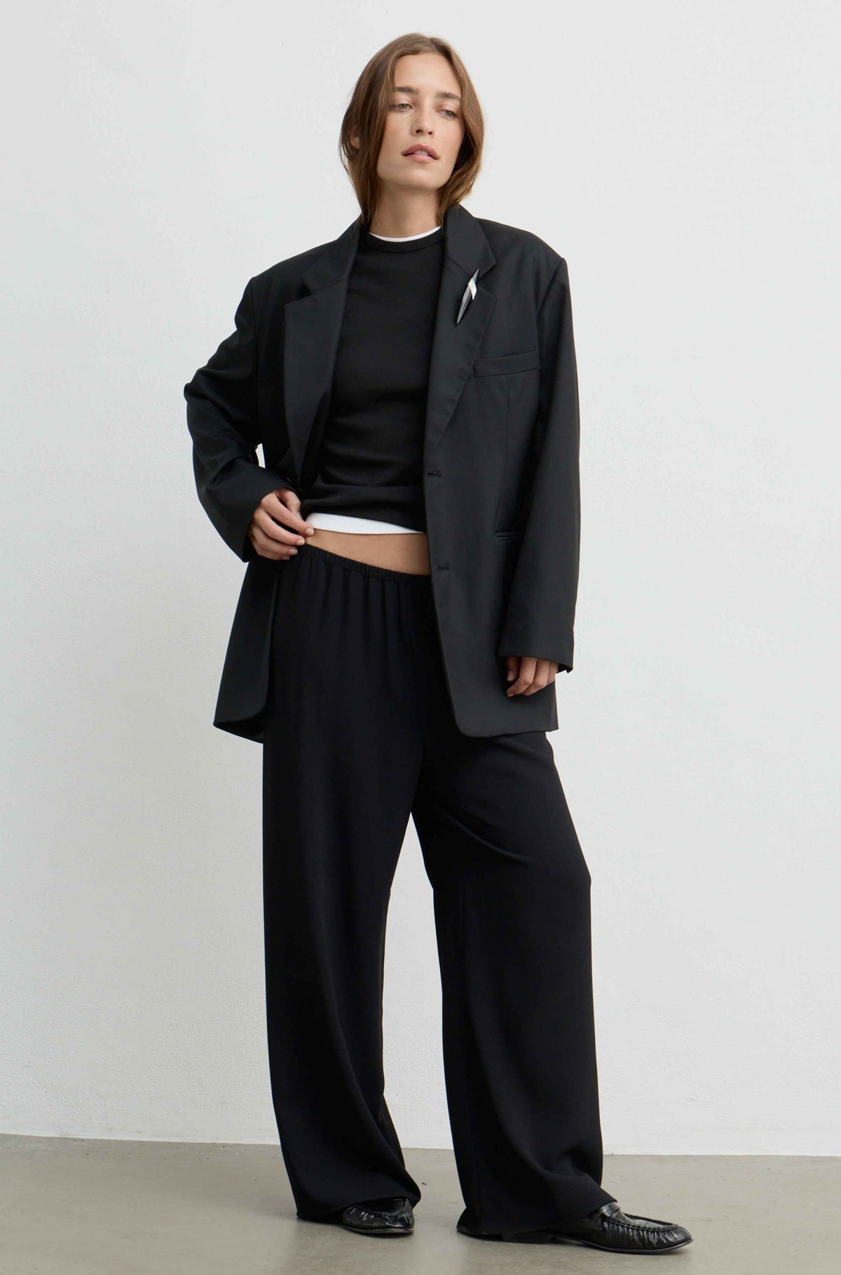 Oversized Double Button Blazer